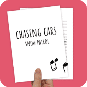 Koorarrangement Chasing Cars (Snow Patrol) - SSAA