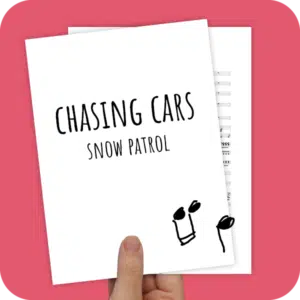 Koorarrangement Chasing Cars (Snow Patrol) - SSAA