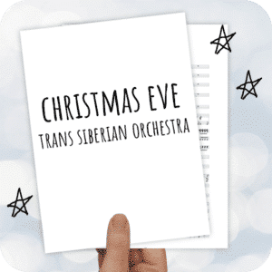 Muziekarrangement Christmas Eve (Trans Siberian Orchestra) - voor gemengd ensemble