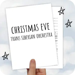 Muziekarrangement Christmas Eve (Trans Siberian Orchestra) - voor gemengd ensemble