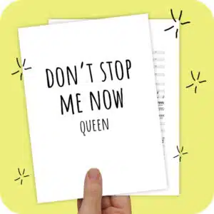 Koorarrangement Don't Stop Me Now (Queen) - TTB + solist