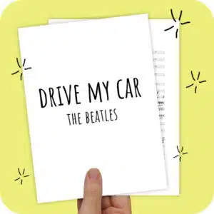 Koorarrangement Drive My Car (The Beatles) - TTB