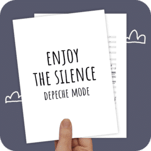Koorarrangement Enjoy The Silence (Depeche Mode) - SSA