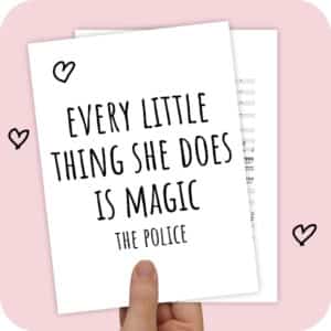 Koorarrangement Every Little Thing She Does Is Magic (The Police) - SSAA