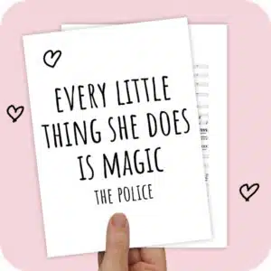Koorarrangement Every Little Thing She Does Is Magic (The Police) - SSAA