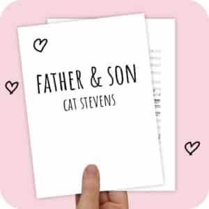 Muziekarrangement Father & Son (Cat Stevens) - 2 solisten