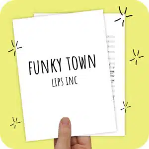 Koorarrangement Funky Town (Lips Inc) - SSSSAAA