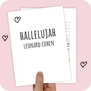 Muziekarrangement Hallelujah (Leonard Cohen) - solist