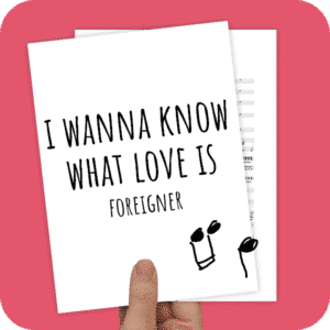 Koorarrangement I Wanna Know What Love Is (Foreigner) - SSAB