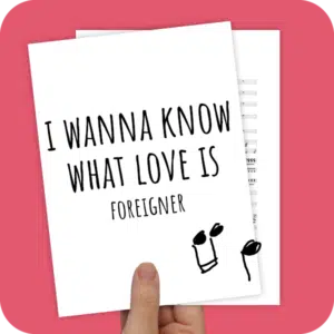 Koorarrangement I Wanna Know What Love Is (Foreigner) - SSAB