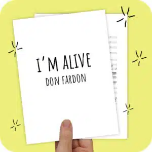 Koorarrangement I'm Alive (Don Fardon) - TTB