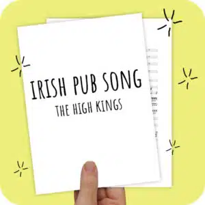 Koorarrangement Irish Pub Song (The High Kings) - TTBB