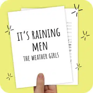 Koorarrangement It's Raining Men (The Weather Girls) - TTB