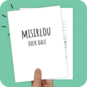Koorarrangement Misirlou (Dick Dale) - TTB + leadsheet