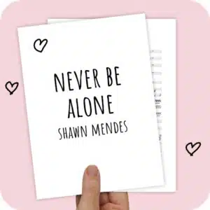 Koorarrangement Never Be Alone (Shawn Mendes) - SSAB