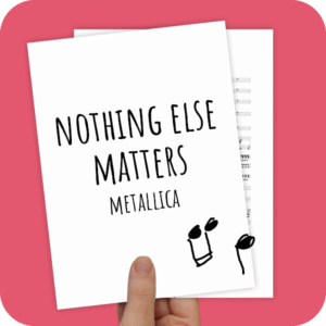 Koorarrangement Nothing Else Matters (Metallica) - SSAA