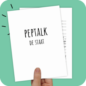 Koorarrangement Peptalk (De Staat) - TTB + solist
