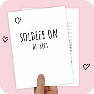 Koorarrangement Soldier On (DI-RECT) - SATB + solist