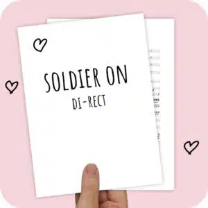 Koorarrangement Soldier On (DI-RECT) - SATB + solist