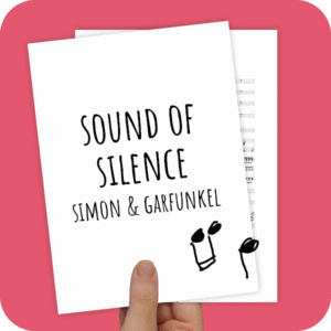 Koorarrangement Sound Of Silence (Simon & Garfunkel/Disturbed) - SATB + solist