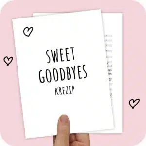 Koorarrangement Sweet Goodbyes (Krezip) - SATB