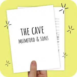 Koorarrangement The Cave (Mumford & Sons) - SSAB