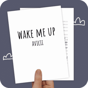 Koorarrangement Wake Me Up (Avicii) - SSSSAAA