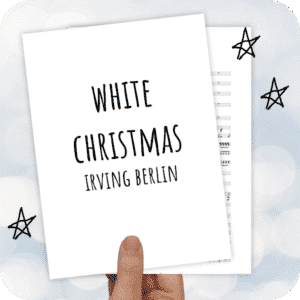 Koorarrangement White Christmas (Irving Berlin) - SSAAB