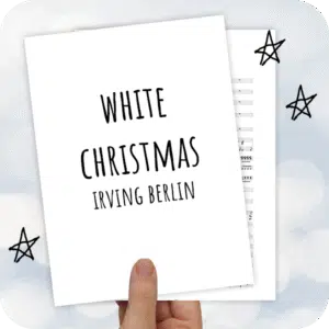 Koorarrangement White Christmas (Irving Berlin) - SSAAB
