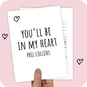 Koorarrangement You'll Be In My Heart (Phil Collins) - SSA